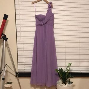 Purple bridesmaid dress